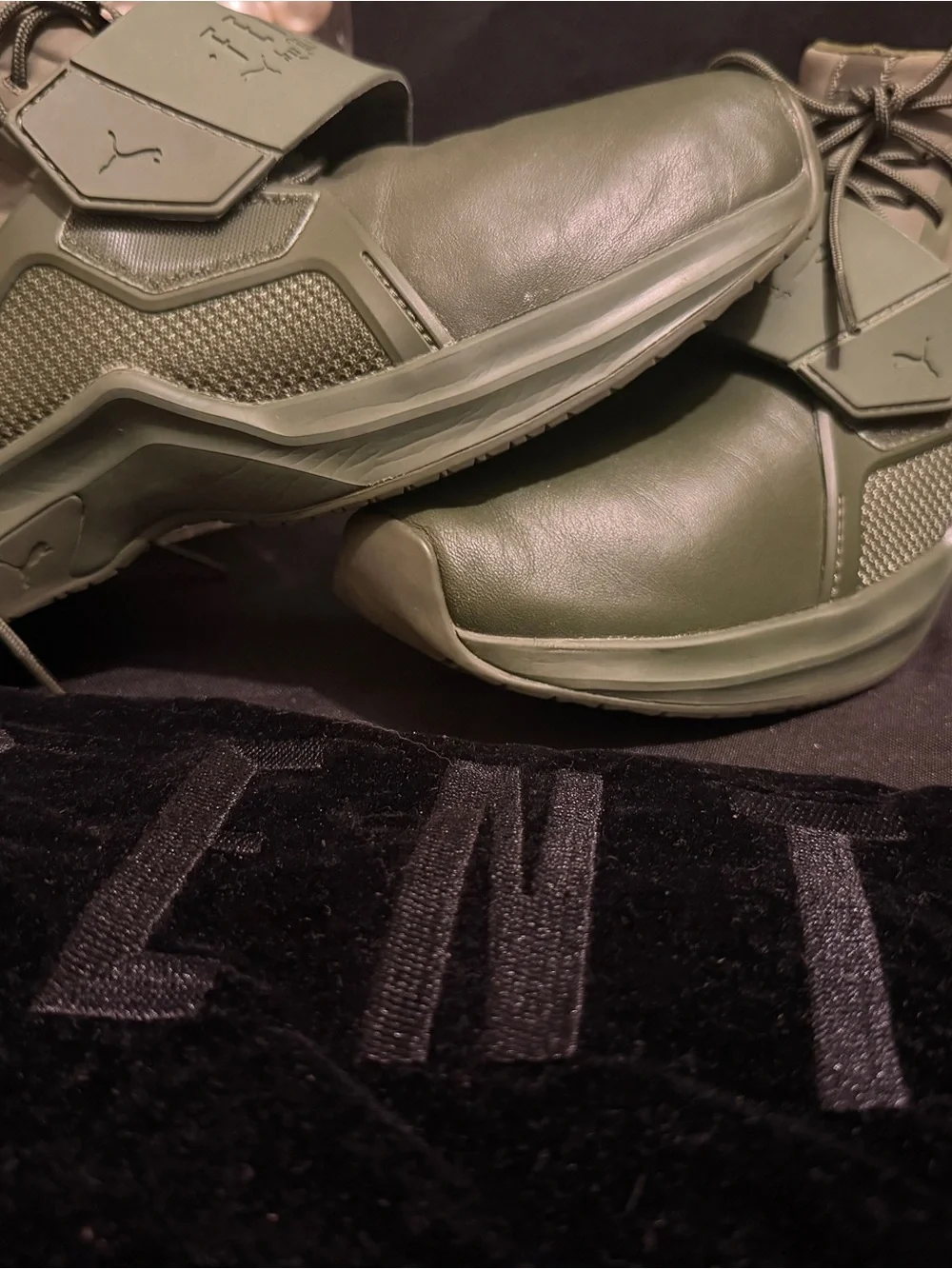 Men’s Olive Tactical-Style Sneakers